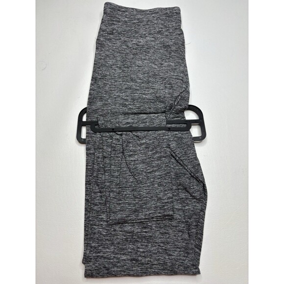 NWT No Boundaries Hi-rise Ankle Leggings S/M Gray Texture Soft Polyester Stretch - Picture 3 of 3